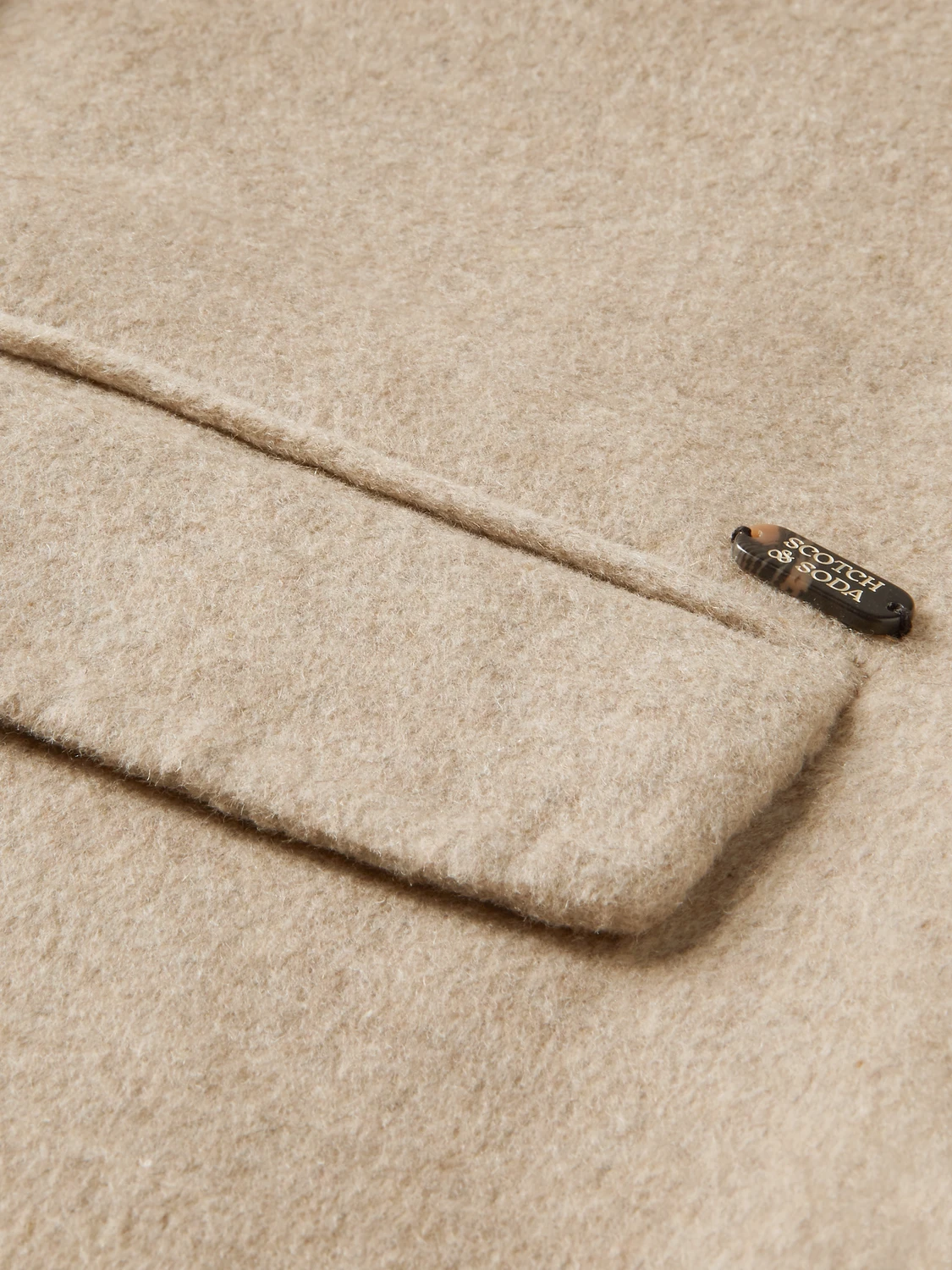 Scotch & Soda Double-Breasted Wool-Blended Coat - Image 7