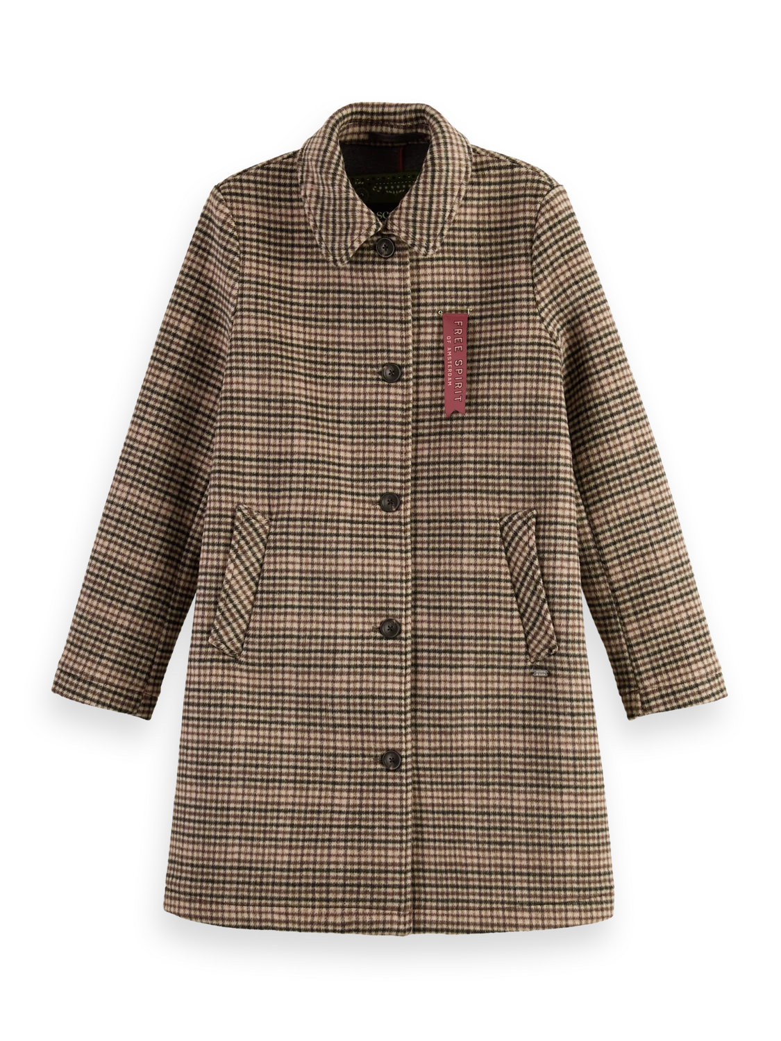 Scotch & Soda Wool-Blended Tailored Coat - Image 5