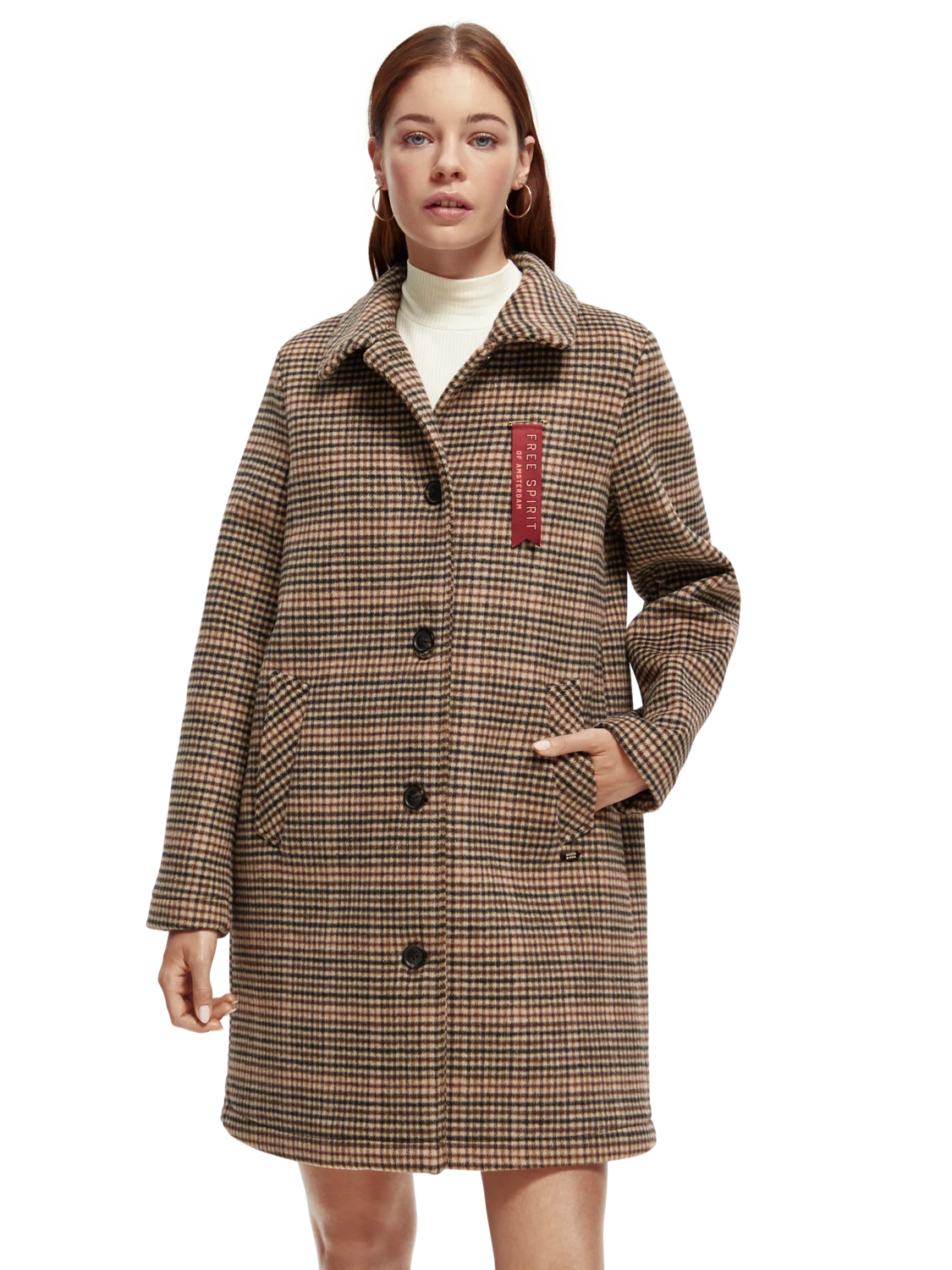Scotch & Soda Wool-Blended Tailored Coat - Image 10