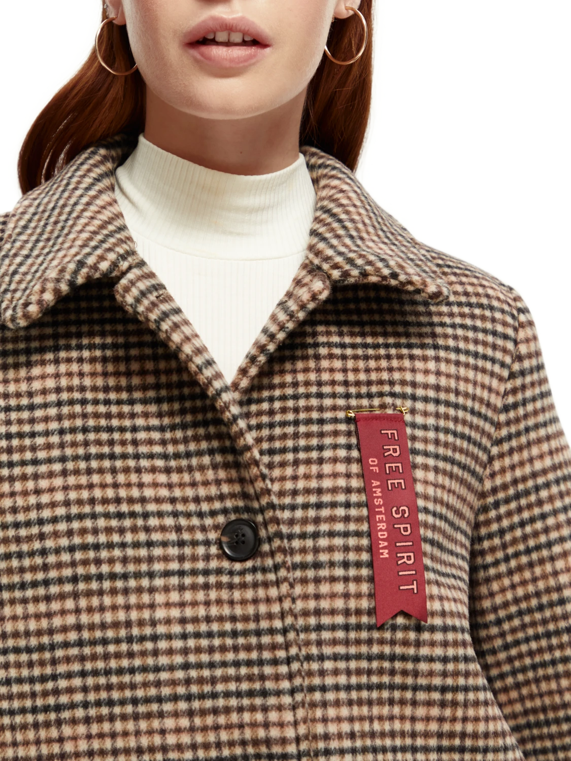 Scotch & Soda Wool-Blended Tailored Coat - Image 11