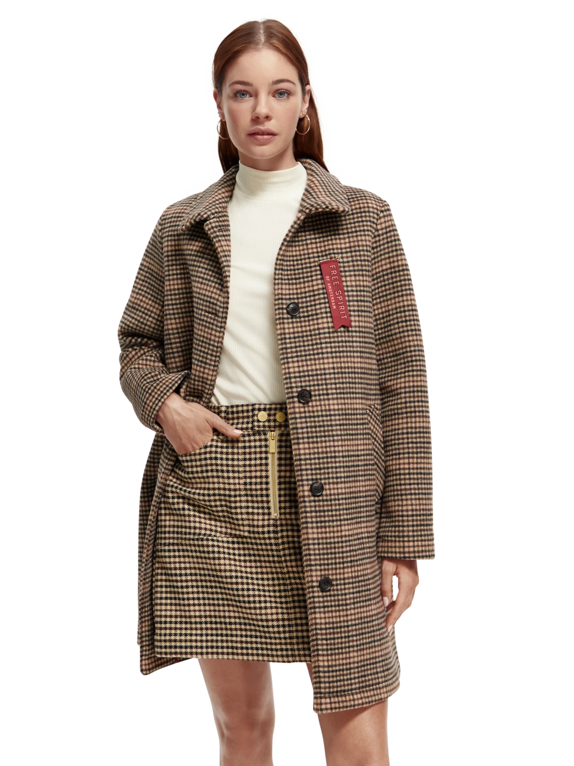 Scotch & Soda Wool-Blended Tailored Coat - Image 12