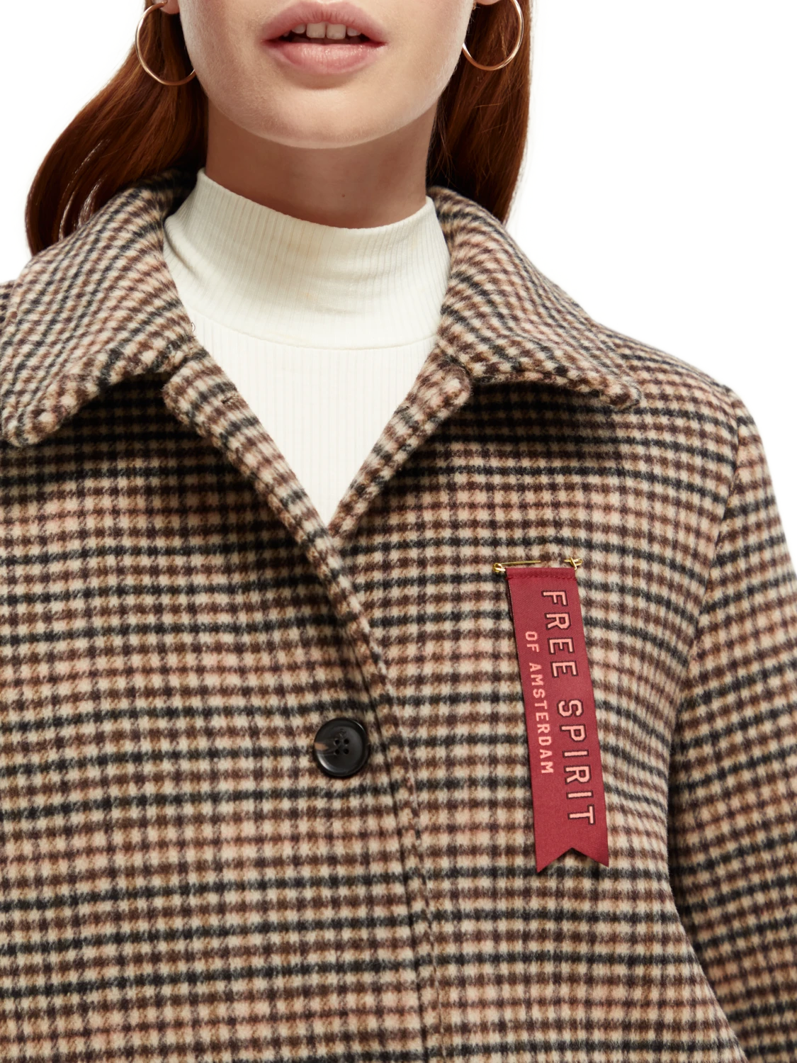 Scotch & Soda Wool-Blended Tailored Coat - Image 4