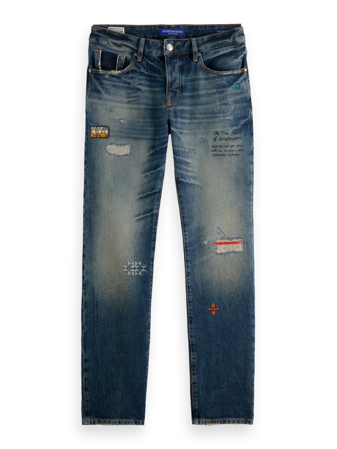 Scotch & Soda The Ralston Premium Organic Cotton Jeans - Go Rogue - Image 5