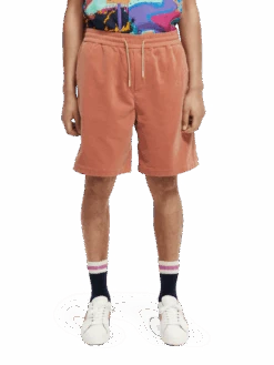 Scotch & Soda Organic Cotton Corduroy Jogger Shorts