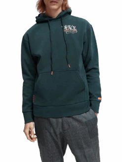 Scotch & Soda Artwork Felpa Hoodie