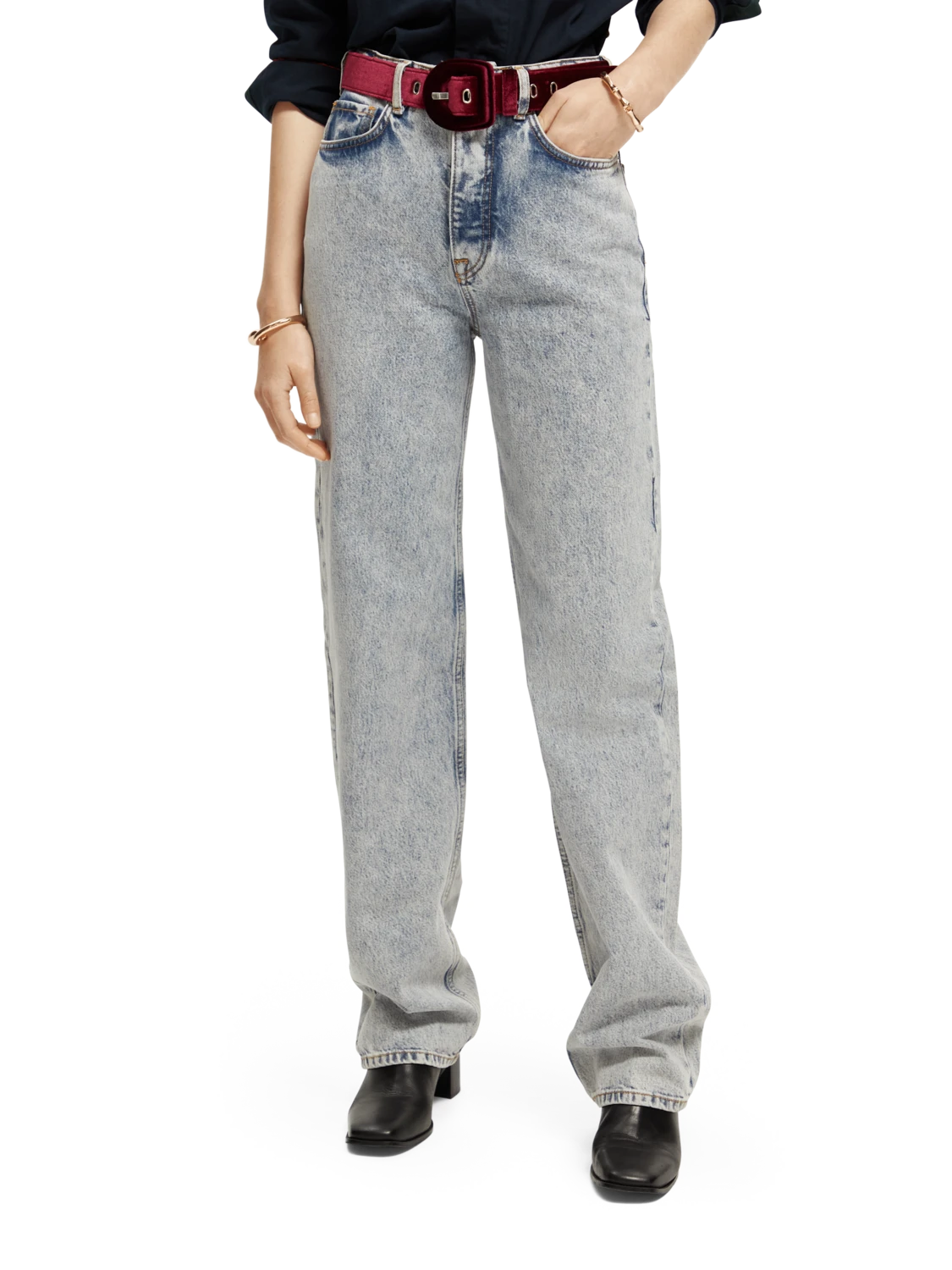 Scotch & Soda The Ripple High-Rise Jeans Organic Cotton - Image 10