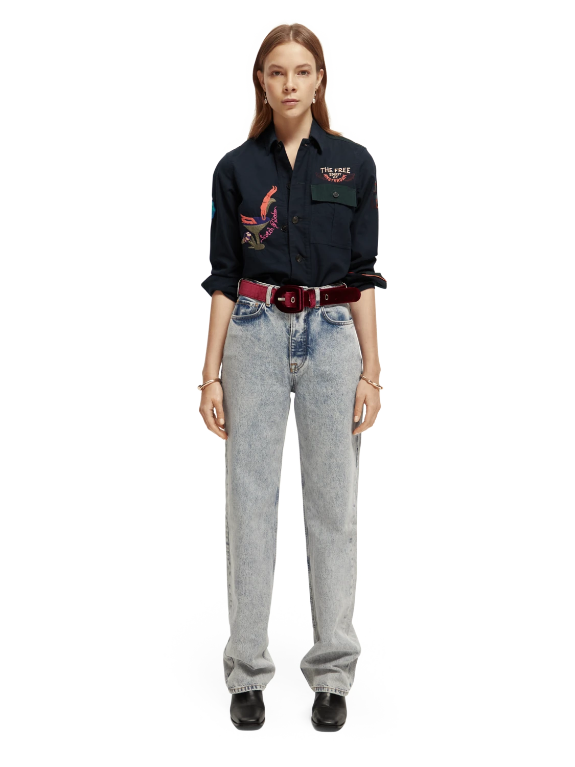 Scotch & Soda The Ripple High-Rise Jeans Organic Cotton - Image 14