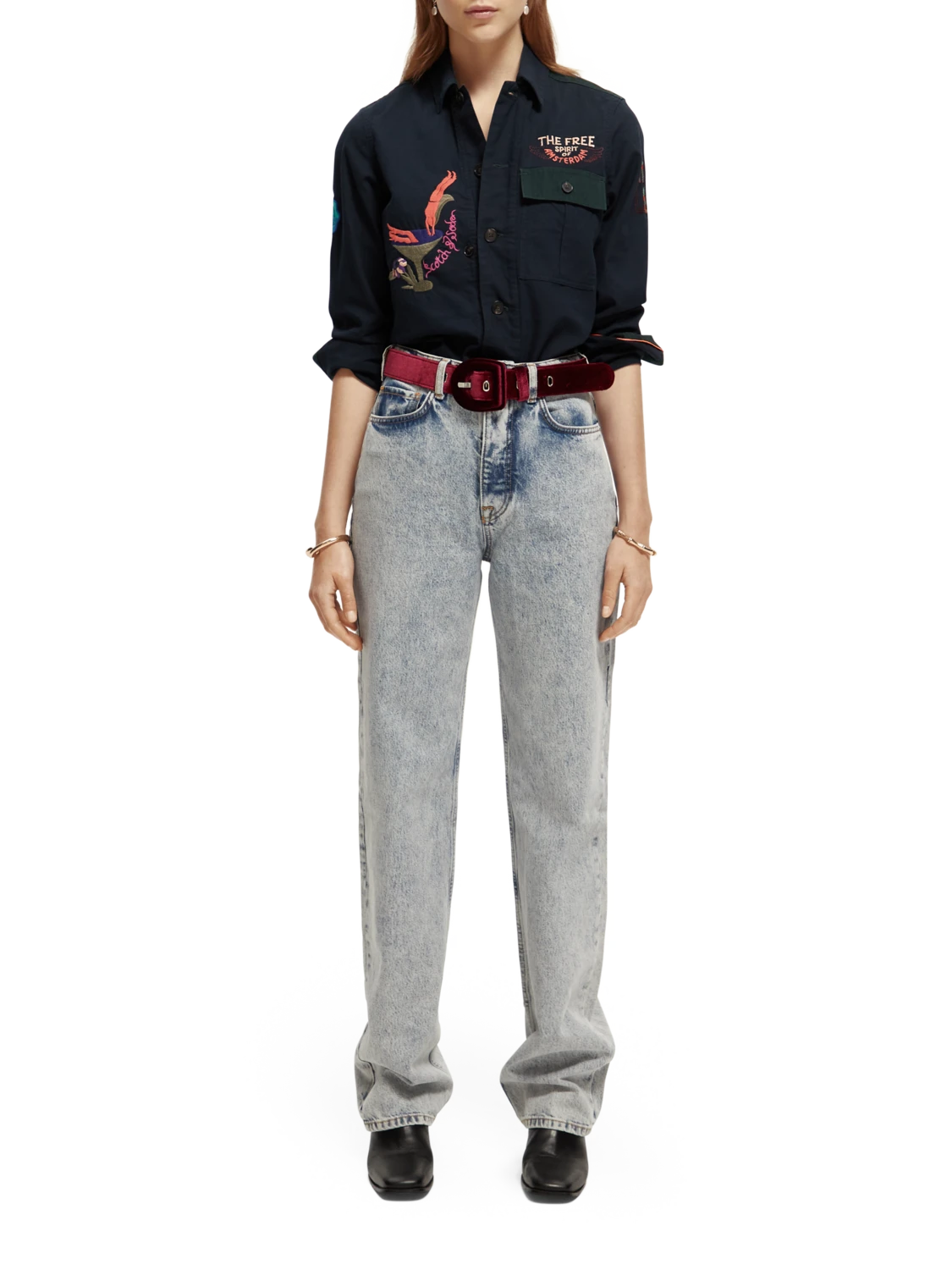 Scotch & Soda The Ripple High-Rise Jeans Organic Cotton - Image 2