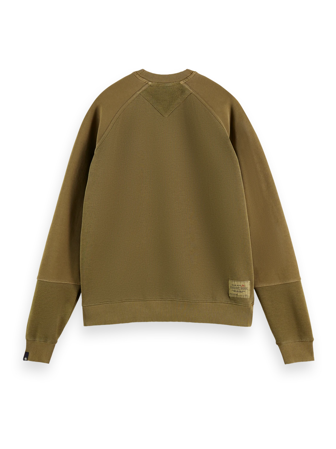 Scotch & Soda Panelled Organic Cotton Crewneck Sweatshirt - Image 6