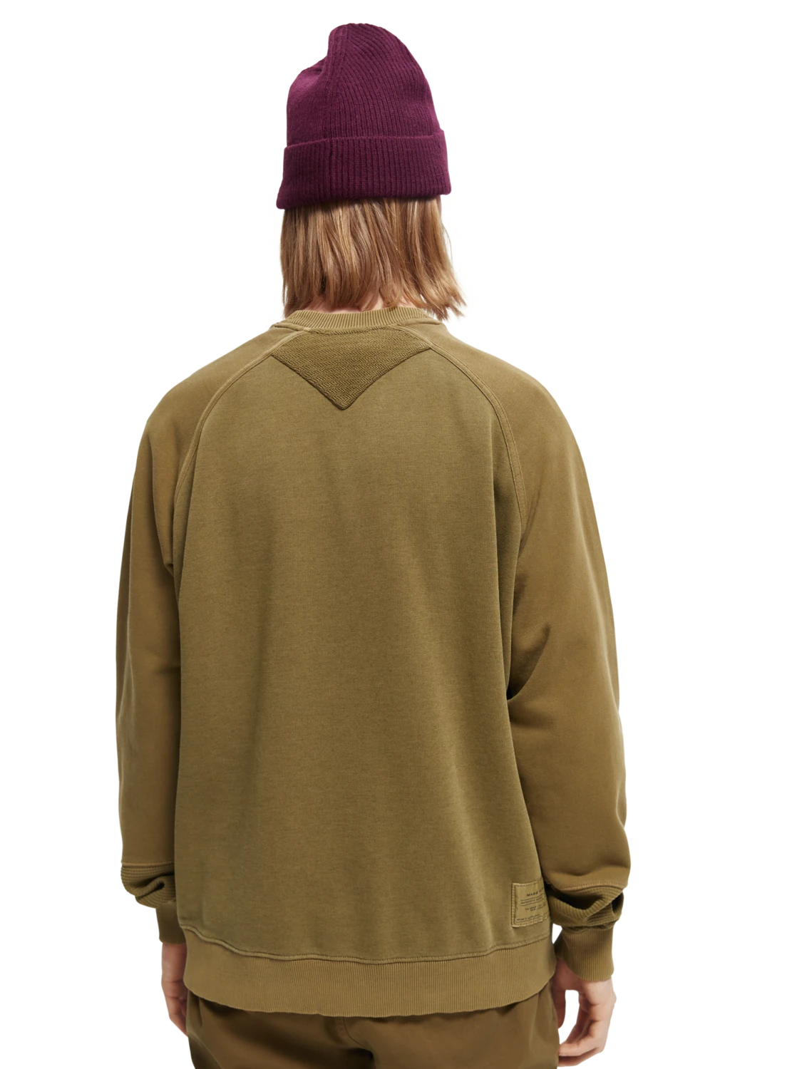 Scotch & Soda Panelled Organic Cotton Crewneck Sweatshirt - Image 9