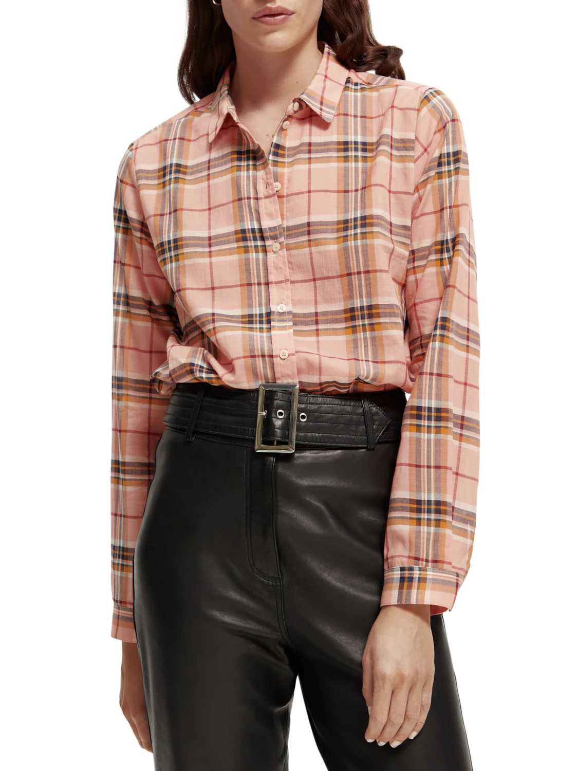 Scotch & Soda Printed Regular Fit Shirt