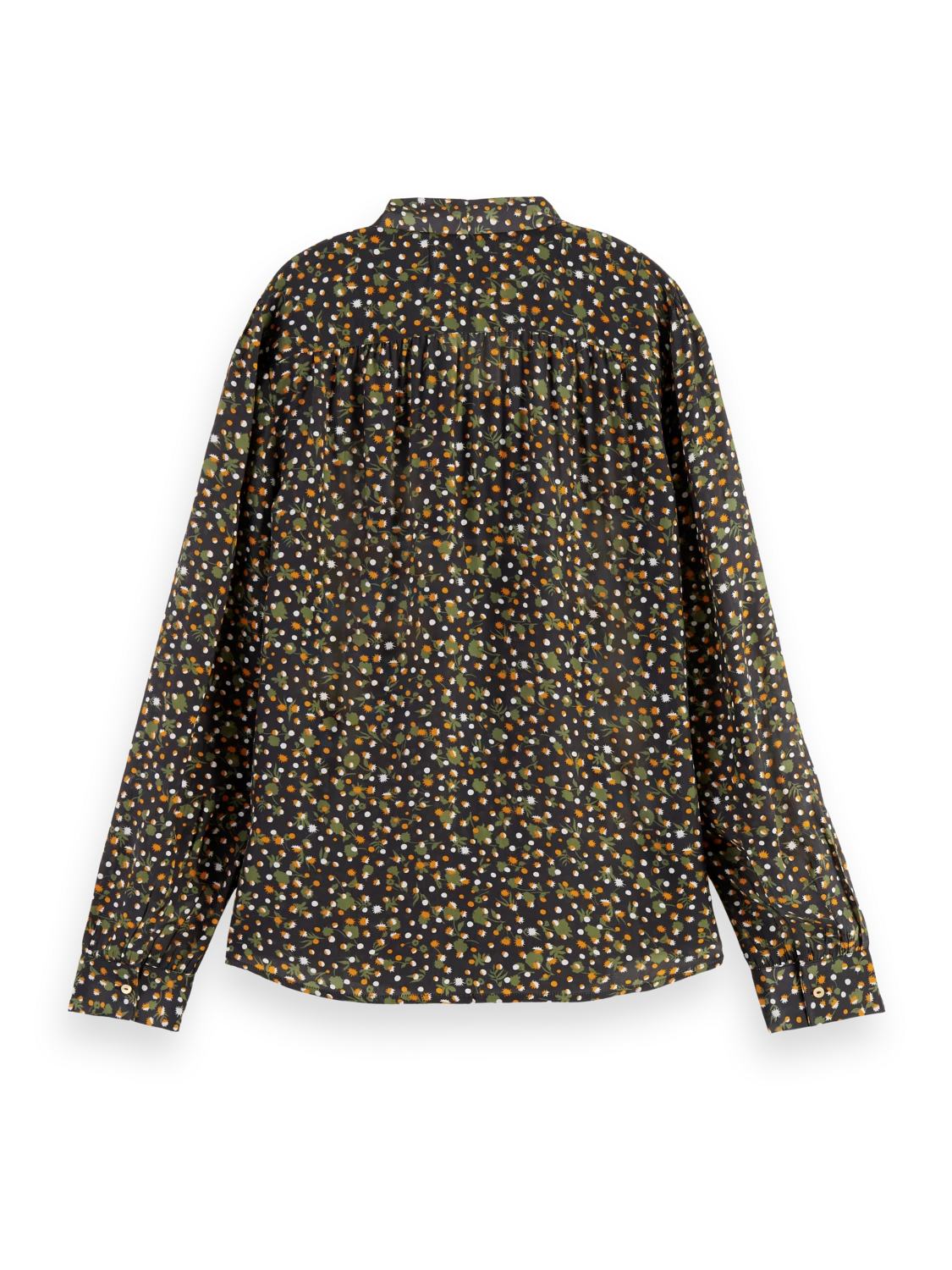 Scotch & Soda Lightweight Shirt With Ribbon Collar - Image 6