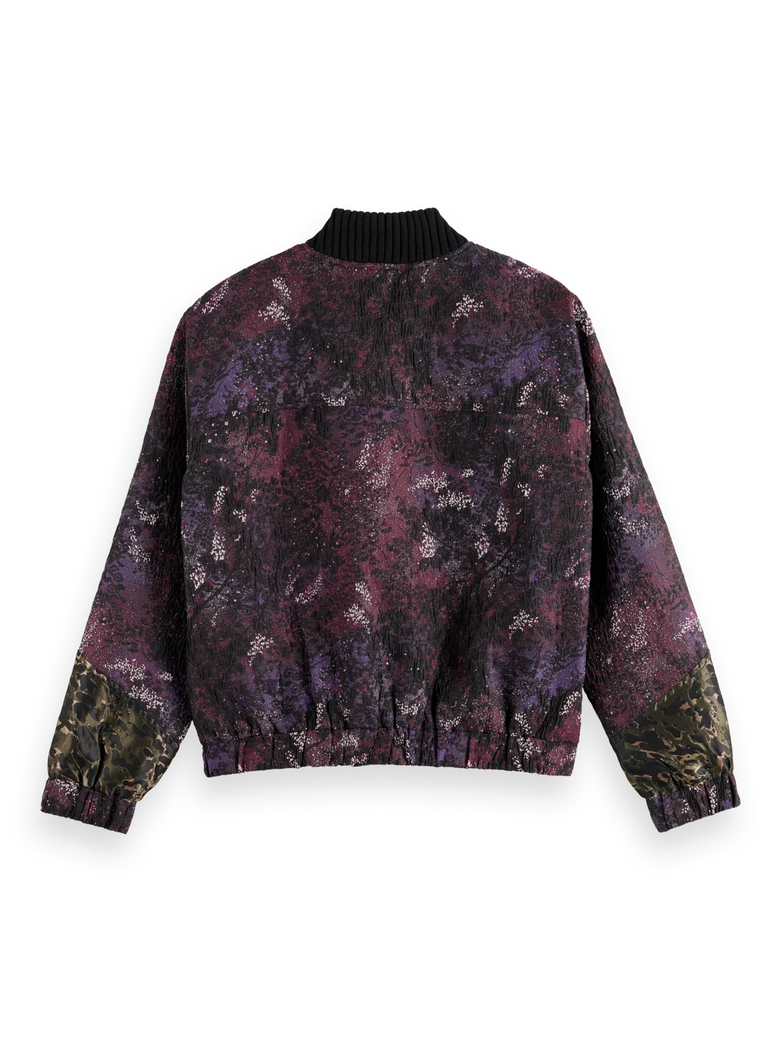 Scotch & Soda Printed Jacquard Bomber Jacket - Image 6