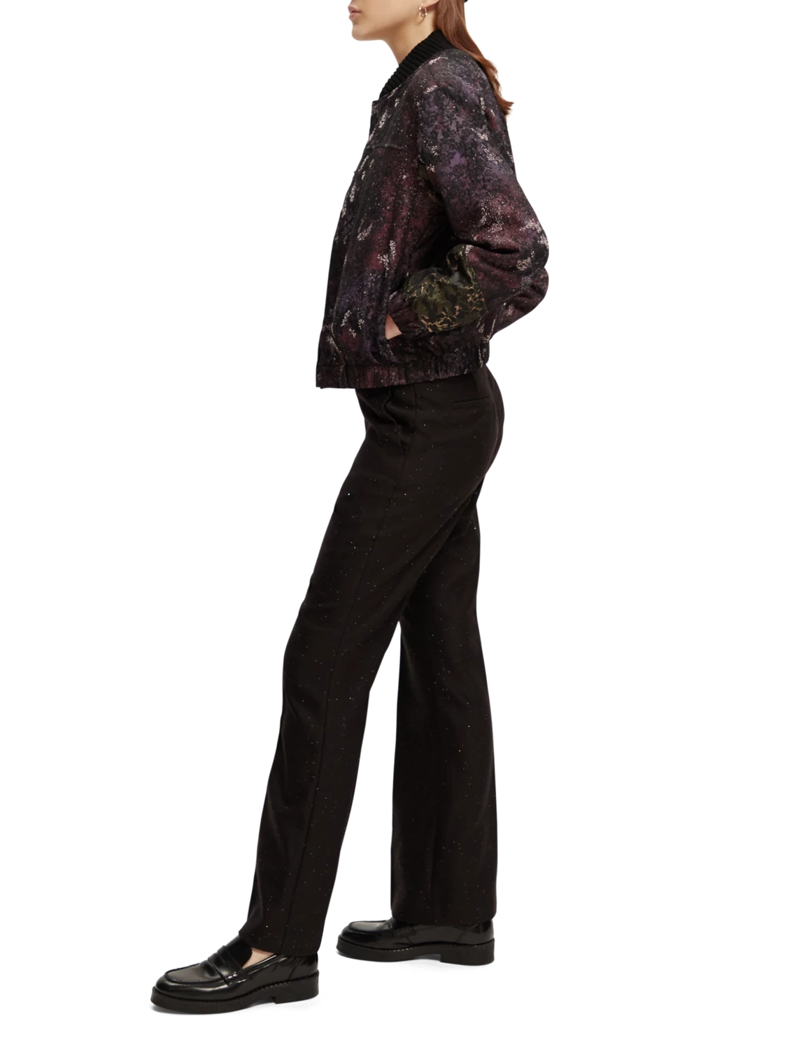 Scotch & Soda Printed Jacquard Bomber Jacket - Image 17