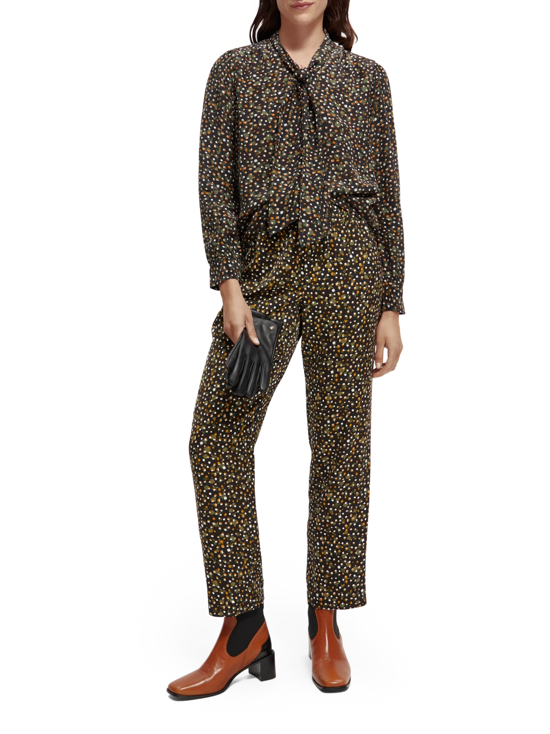 Scotch & Soda Nina Mid-Rise Tapered Jogger - Image 2