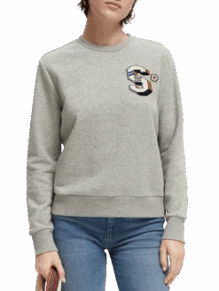 Scotch & Soda Regular-Fit Artwork Crewneck Sweatshirt