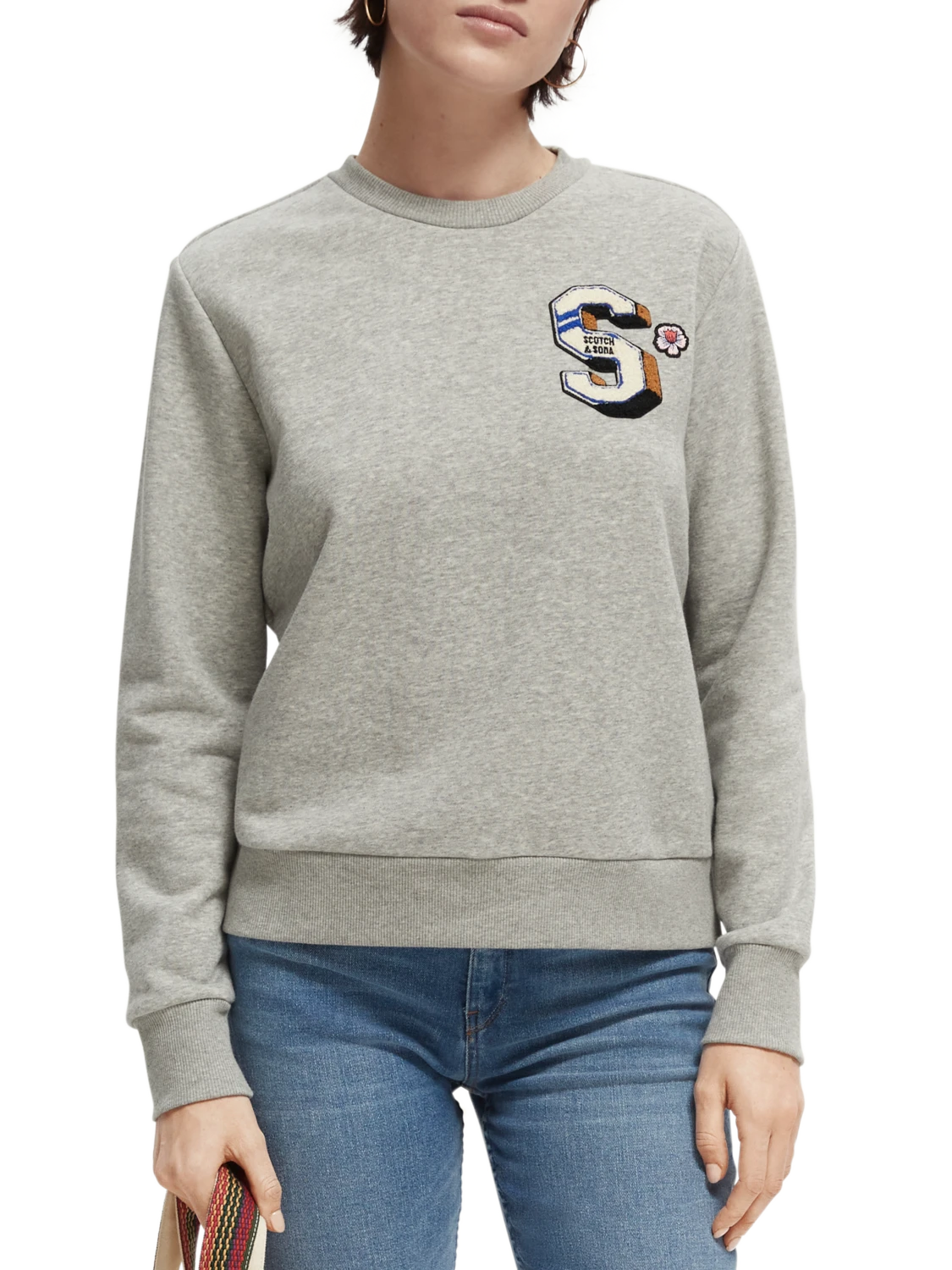 Scotch & Soda Regular-Fit Artwork Crewneck Sweatshirt