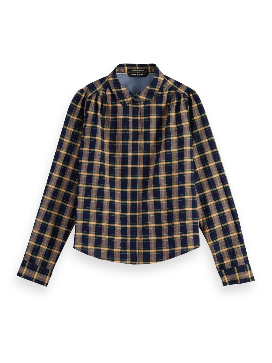 Scotch & Soda Checked Slim Fit Shirt - Image 5