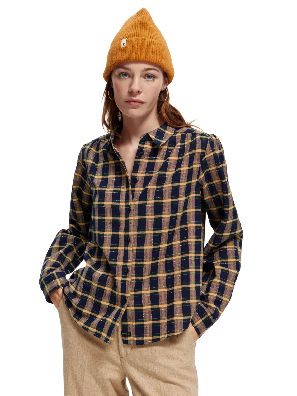 Scotch & Soda Checked Slim Fit Shirt - Image 10