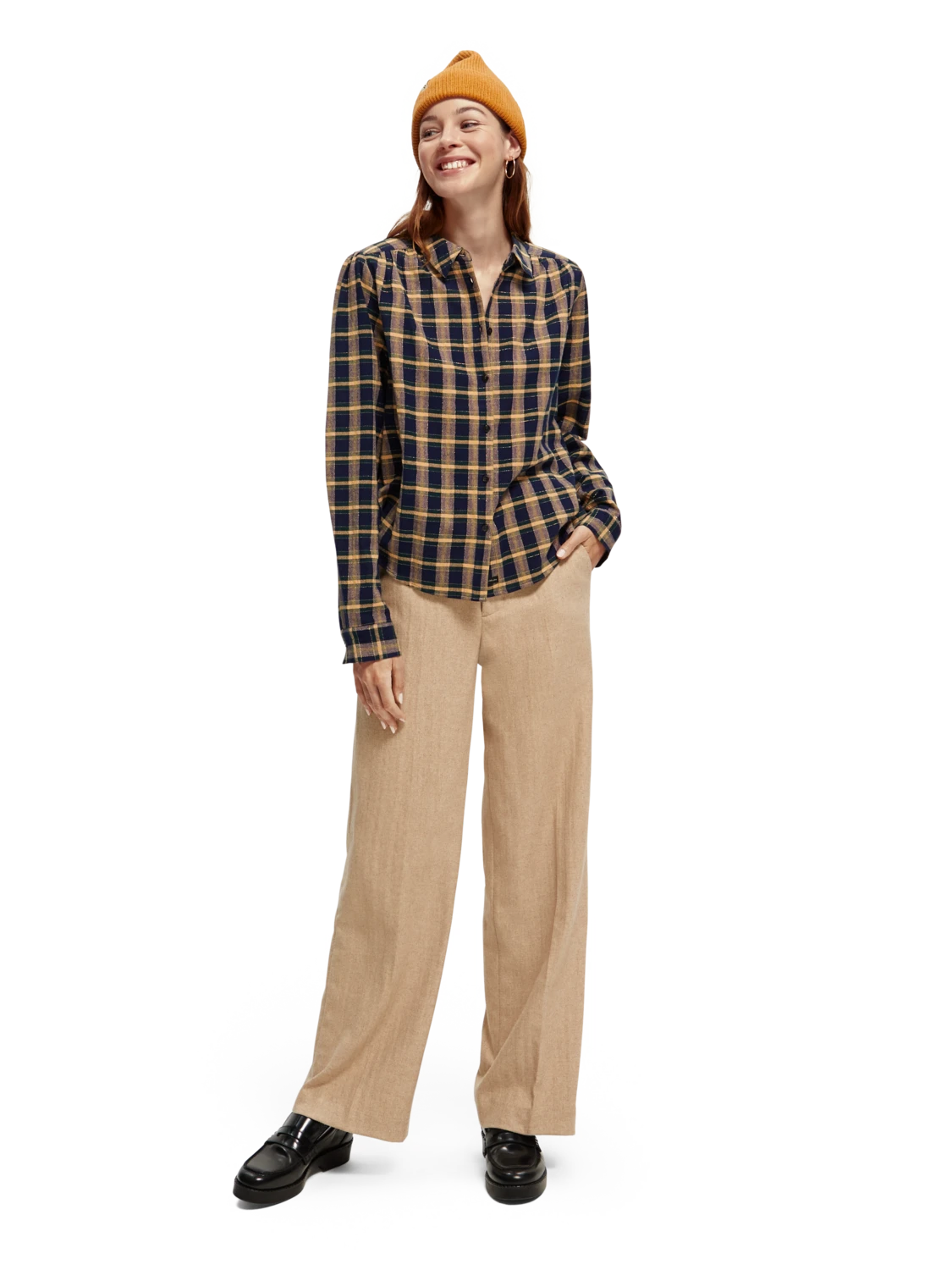 Scotch & Soda Checked Slim Fit Shirt - Image 12