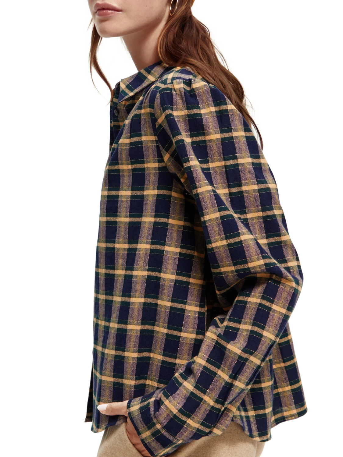 Scotch & Soda Checked Slim Fit Shirt - Image 4