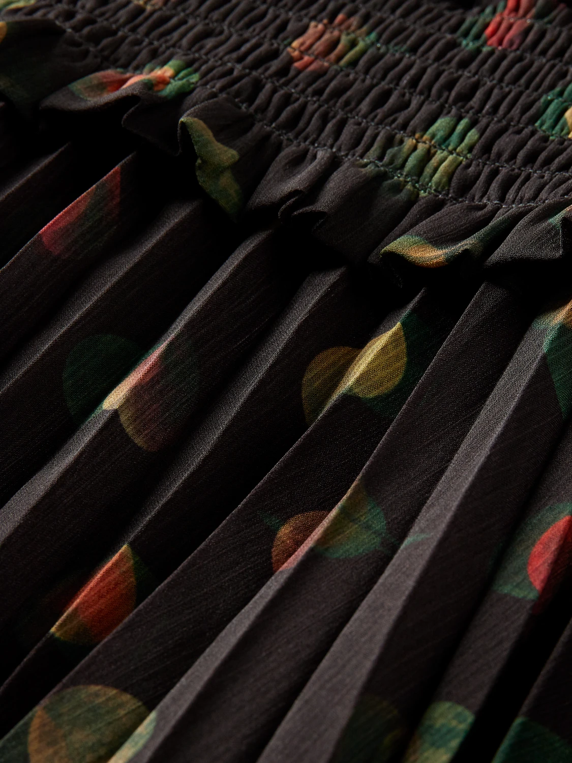 Scotch & Soda Printed Smocked Mini Dress - Image 7