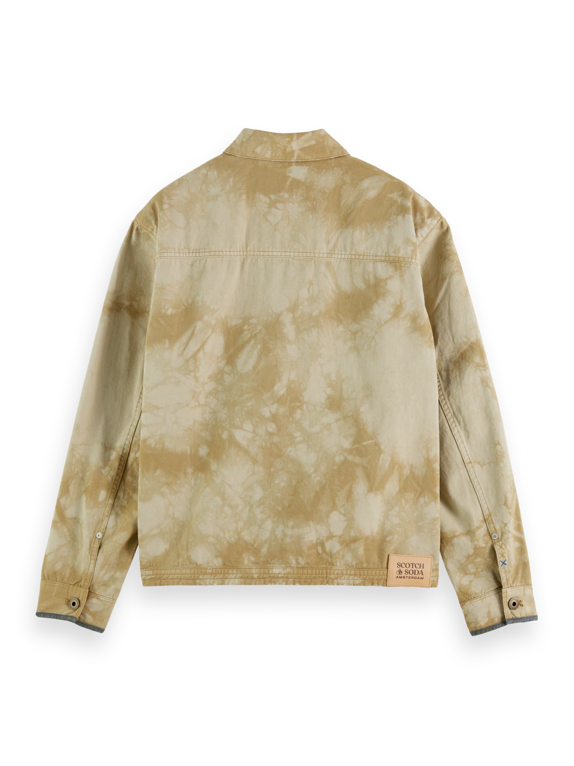 Scotch & Soda Tie-Dye Denim Trucker Jacket - Image 6