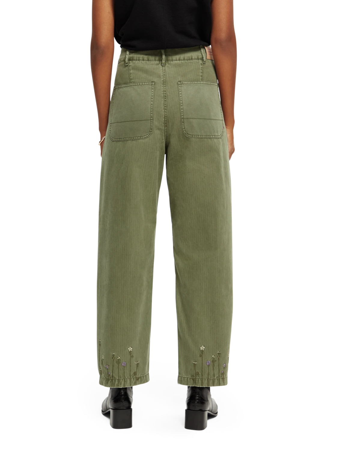 Scotch & Soda The Pip Boyfriend Fit Organic Cotton Chino - Image 3