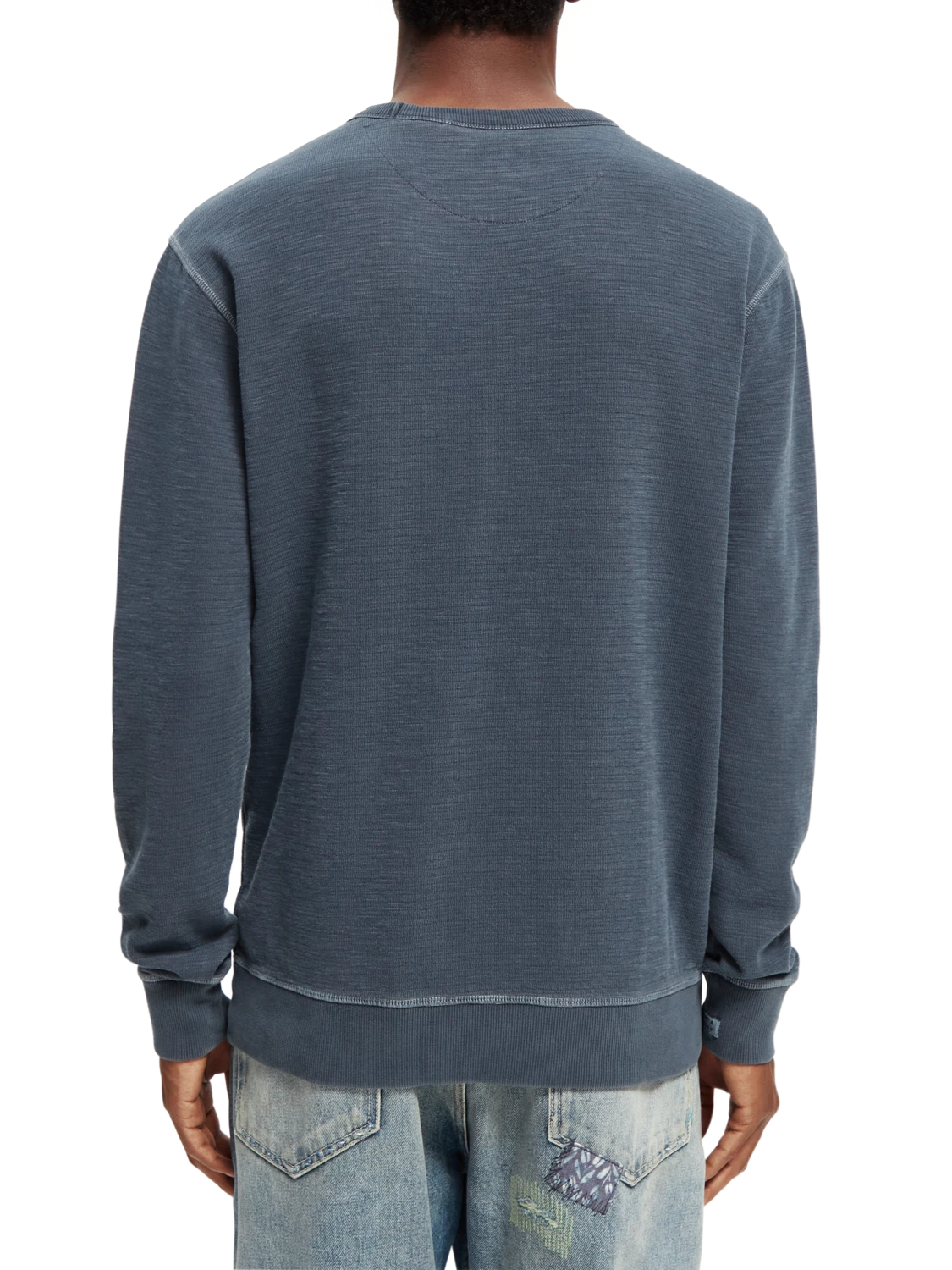 Scotch & Soda Structured Garment-Dyed Sweatshirt - Image 3