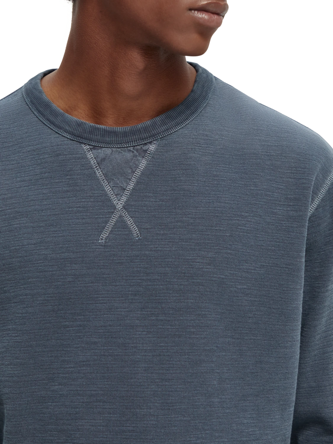 Scotch & Soda Structured Garment-Dyed Sweatshirt - Image 4