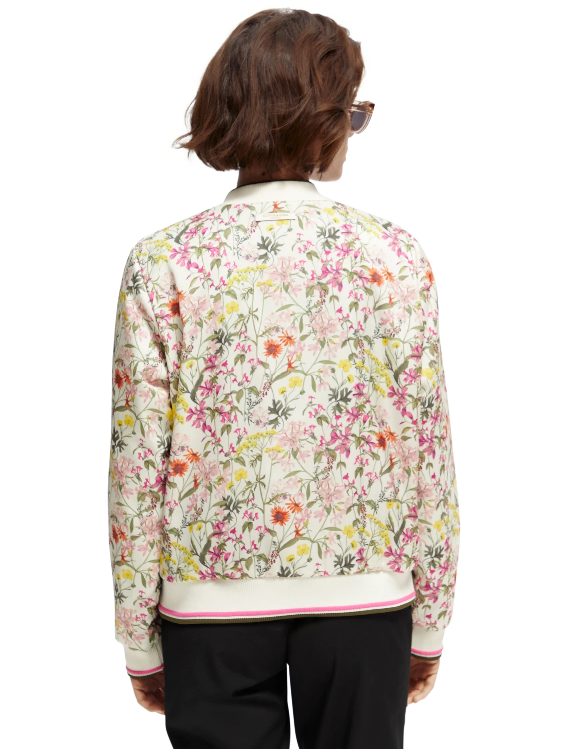 Scotch & Soda Printed Reversible Padded Bomber Jacket - Image 9