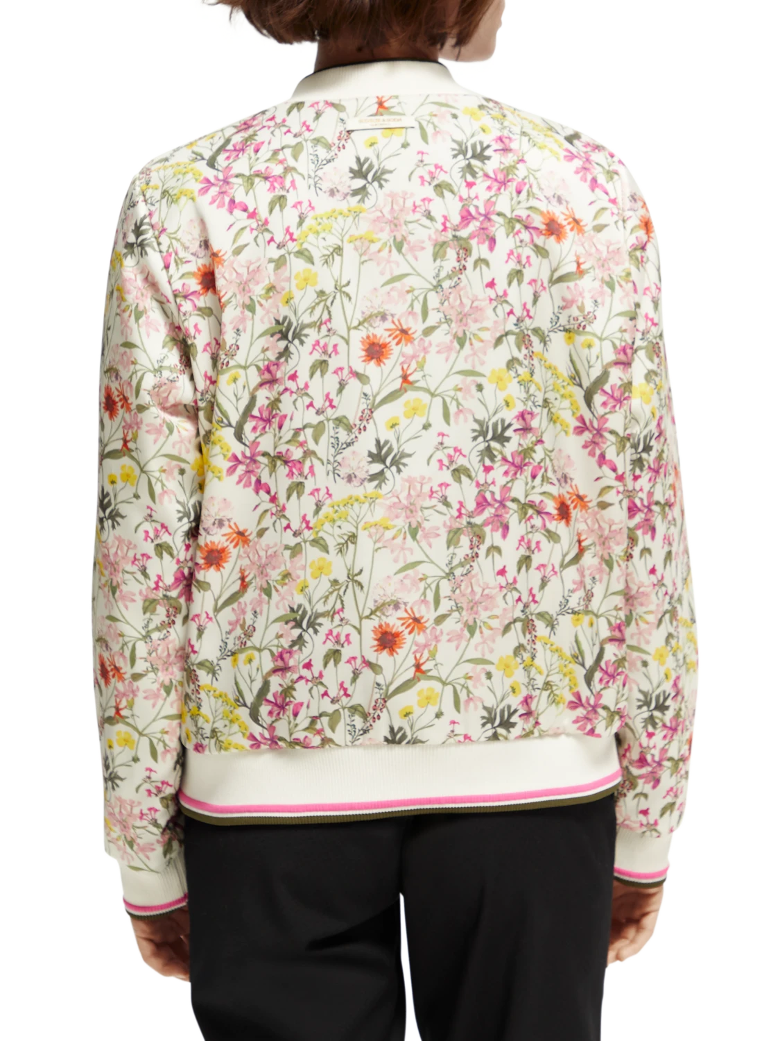 Scotch & Soda Printed Reversible Padded Bomber Jacket - Image 3