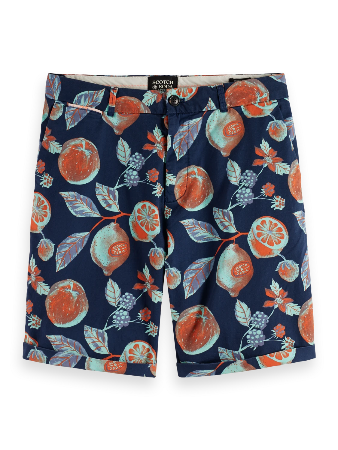 Scotch & Soda The Stuart Printed Chino Shorts - Image 5