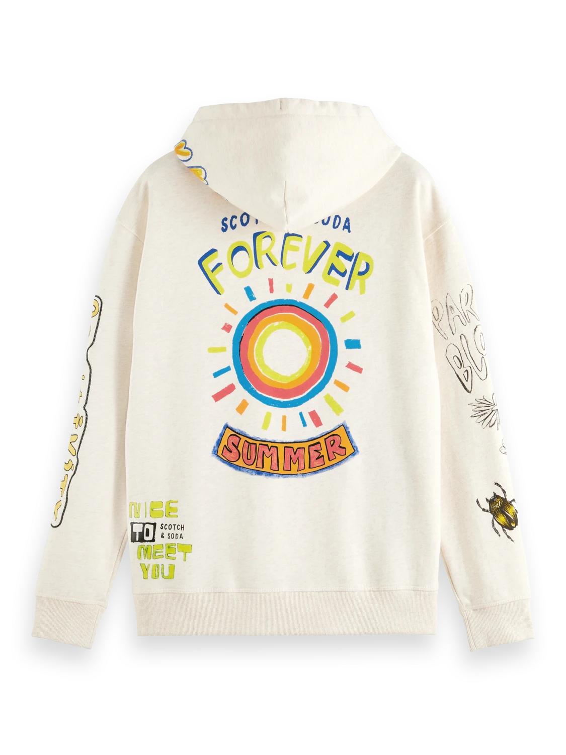 Scotch & Soda Relaxed Fit Artwork Hoodie - Image 6