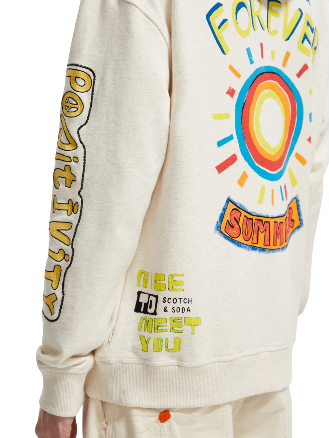 Scotch & Soda Relaxed Fit Artwork Hoodie - Image 4