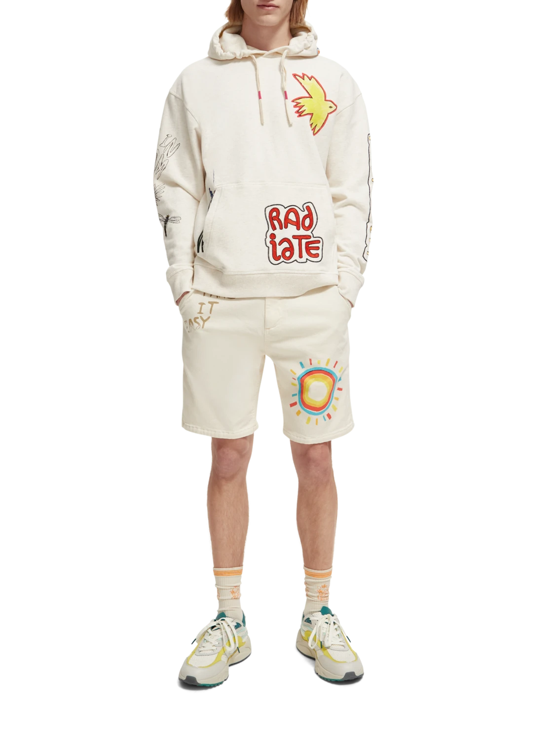 Scotch & Soda Relaxed Fit Artwork Hoodie - Image 2