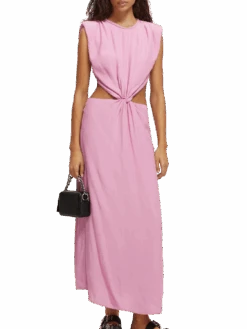 Scotch & Soda Cut Out Midi Dress