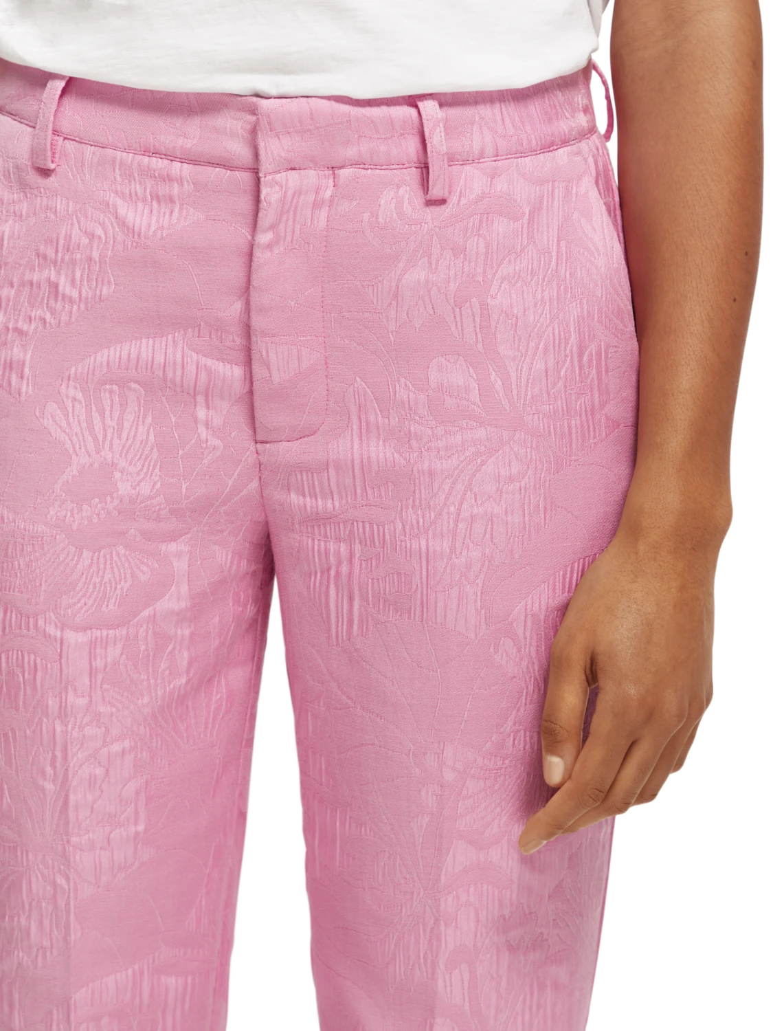 Scotch & Soda The Lowry Mid-Rise Slim Fit Trousers - Image 4