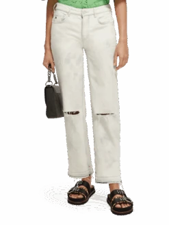 Scotch & Soda The Sky High-Rise Straight Leg Jeans