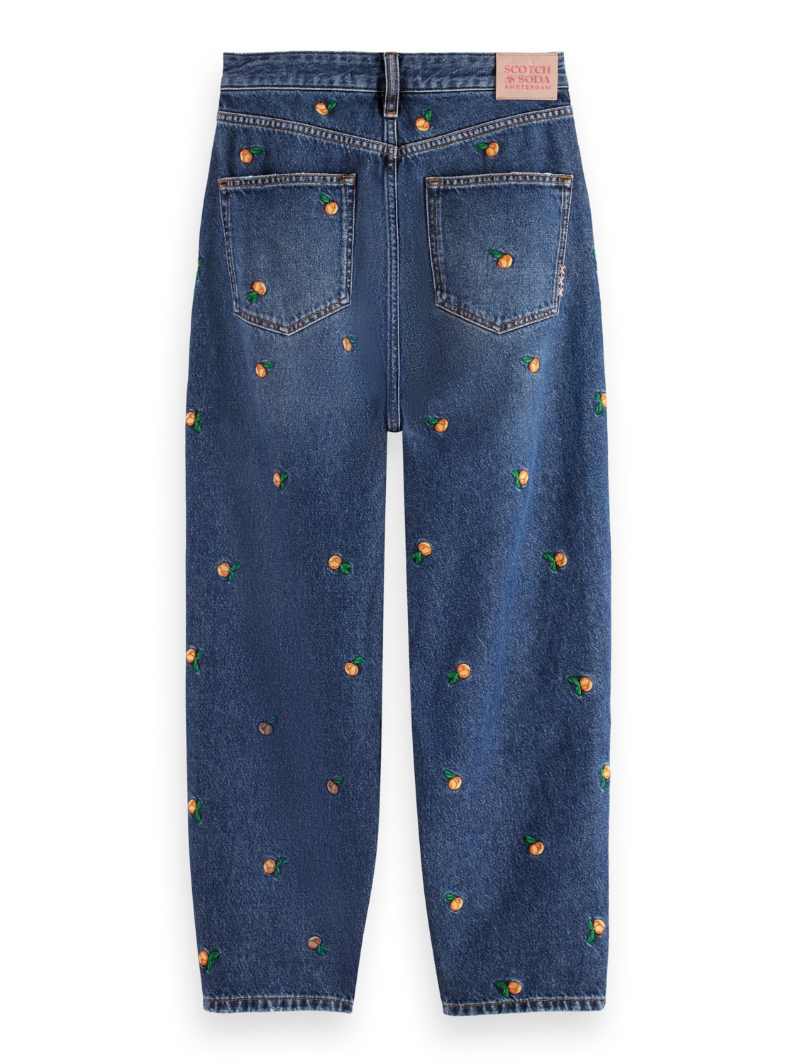 Scotch & Soda The Tide High-Rise Embroidered Balloon Fit Jeans - Image 6