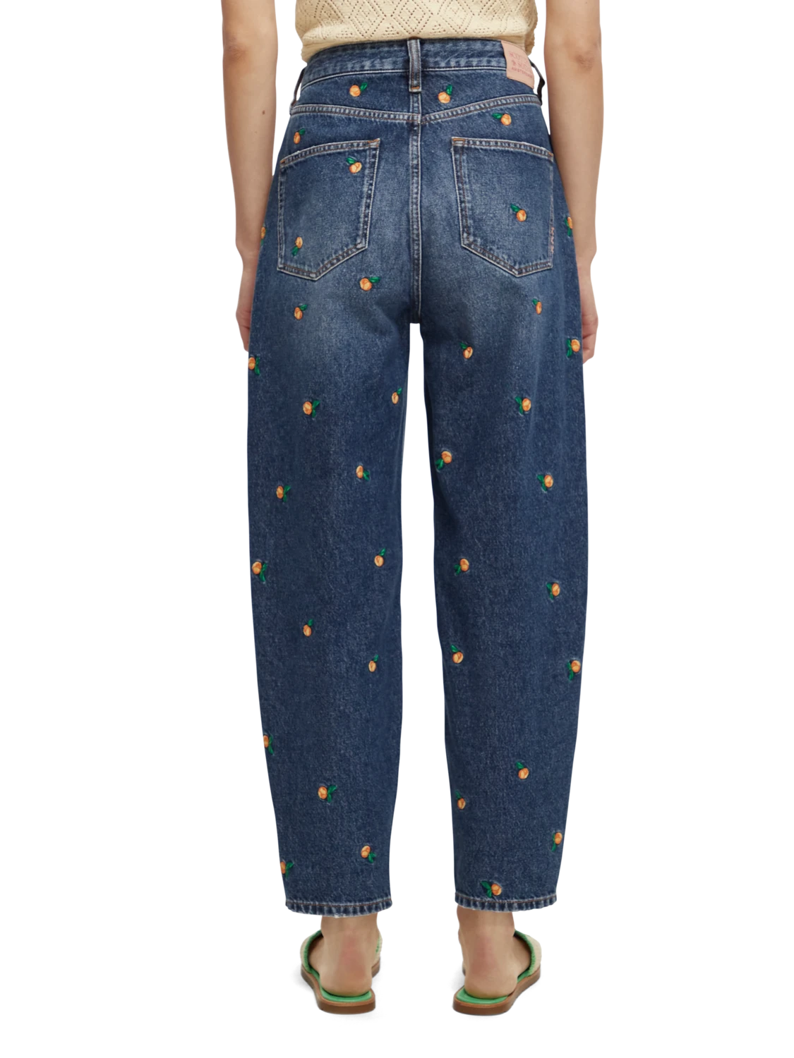 Scotch & Soda The Tide High-Rise Embroidered Balloon Fit Jeans - Image 3