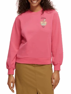 Scotch & Soda Crewneck Artwork Sweatshirt