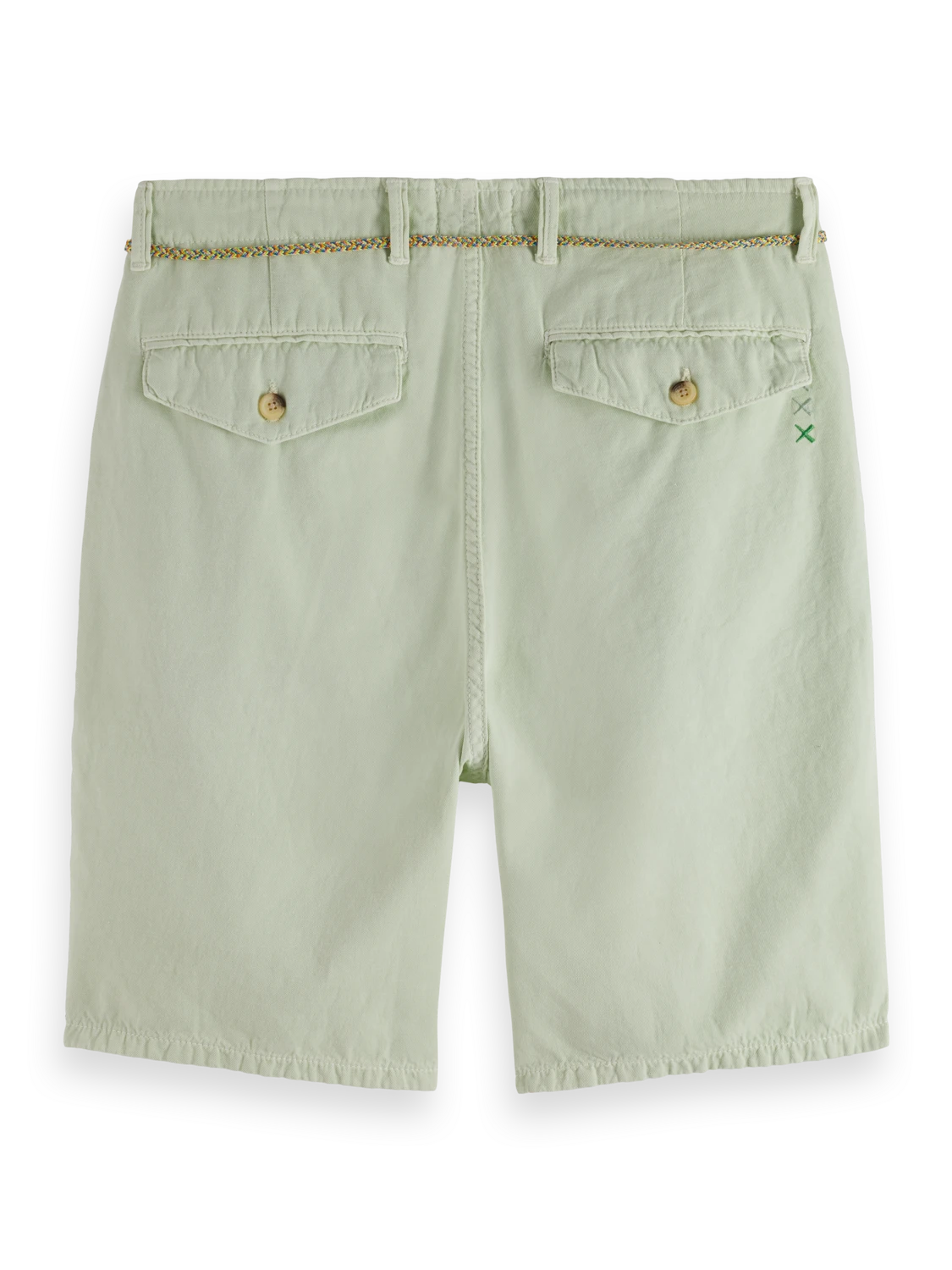 Scotch & Soda The Fave Garment-Dyed Linen-Blended Shorts - Image 2