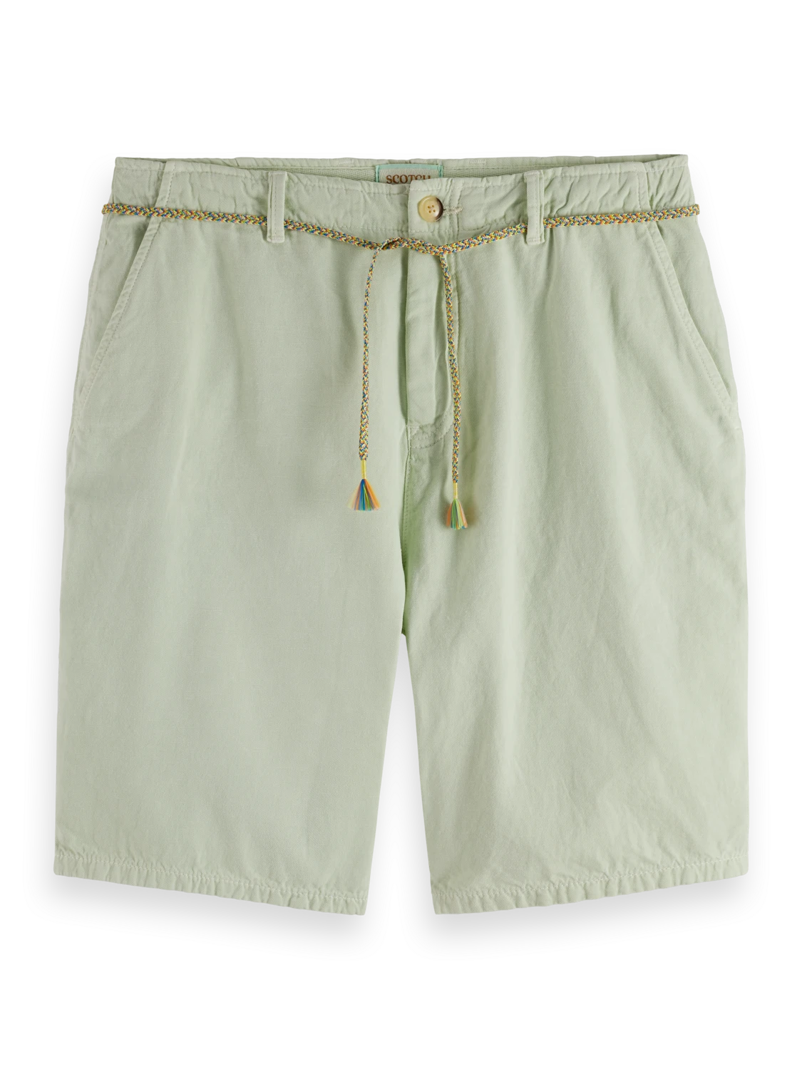 Scotch & Soda The Fave Garment-Dyed Linen-Blended Shorts