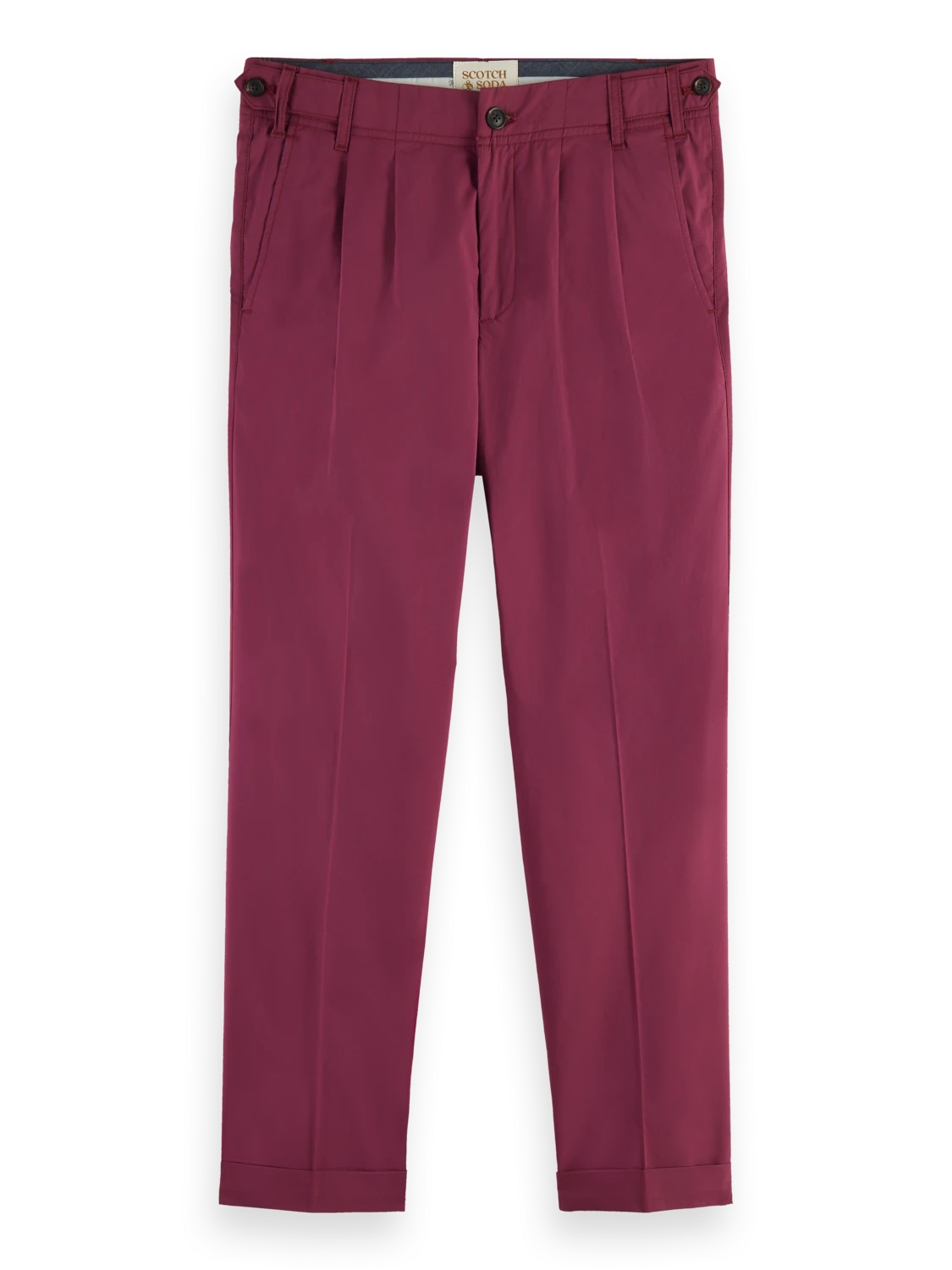 Scotch & Soda Loose Tapered-Fit Pleated Chino - Image 5