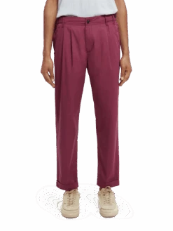 Scotch & Soda Loose Tapered-Fit Pleated Chino