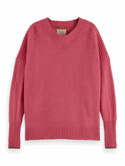 Scotch & Soda Relaxed Fit Wool-Blended Crewneck Sweater
