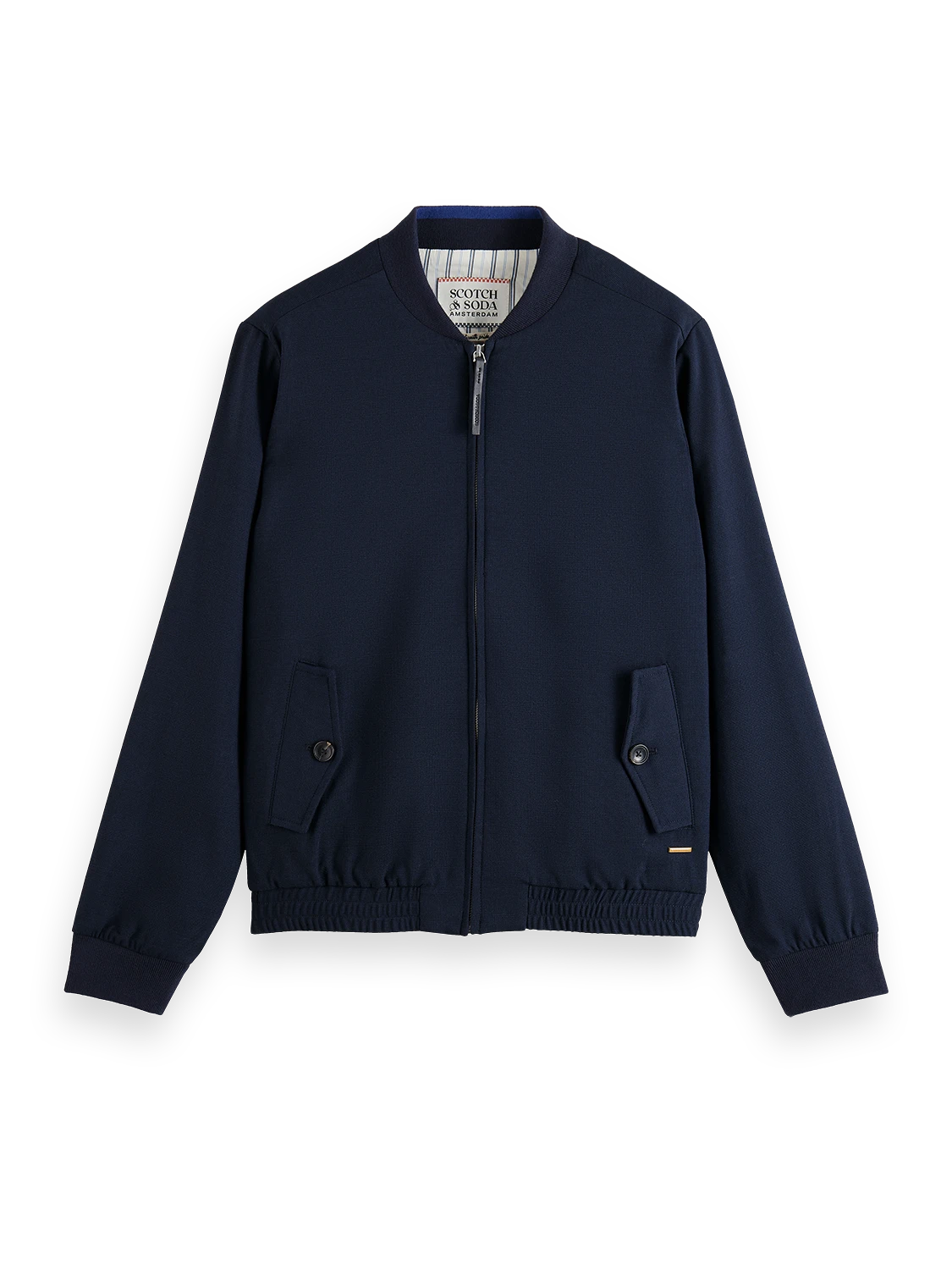 Scotch & Soda Yarn-Dyed Bomber Jacket - Image 7