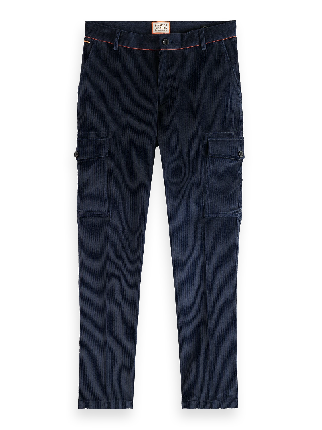 Scotch & Soda Stuart Slim Fit Corduroy Cargo Pant
