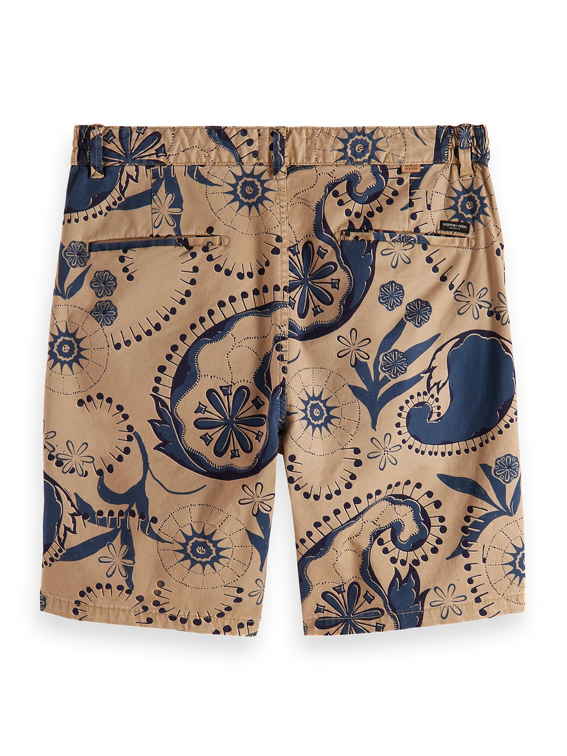 Scotch & Soda Fave - Printed Washed Twill Shorts - Image 2